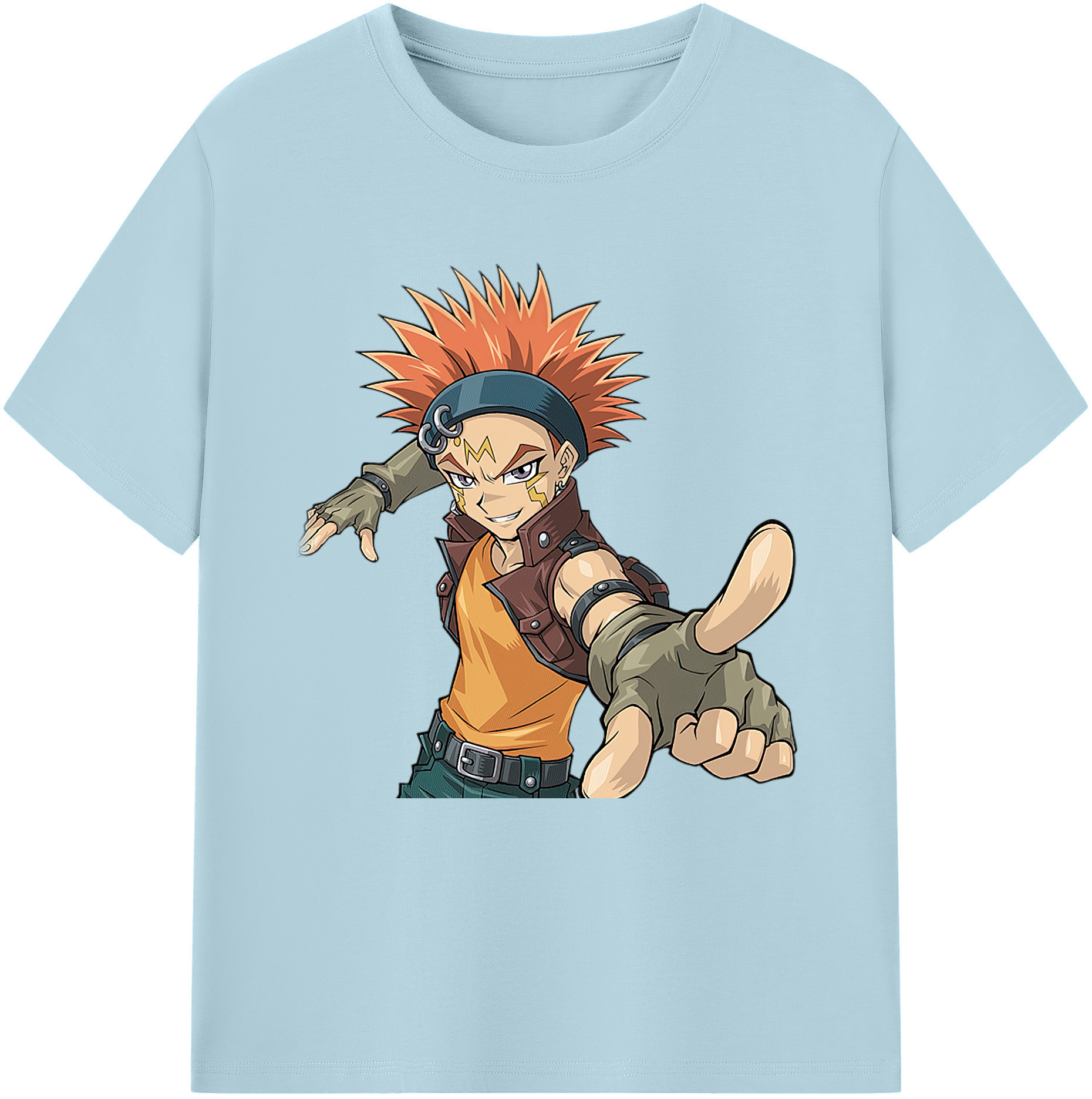 （画像用） 遊☆戯☆王 Yu-Gi-Oh! 綿100％半袖Tシャツ（フロントプリント）